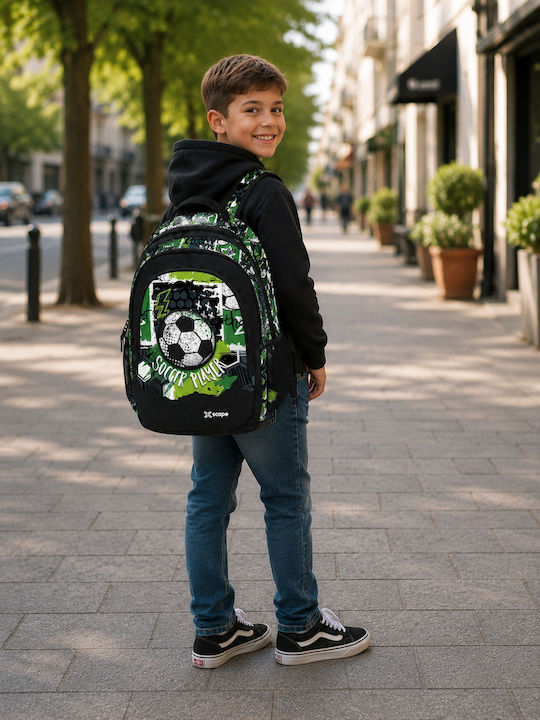 Graffiti Football Backpack Black