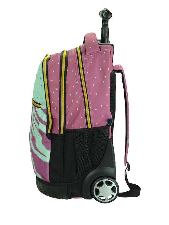 Back Me Up School Trolley Bag Elementary Pink