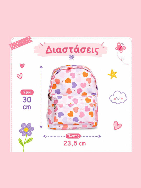 A Little Lovely Company Kindergarten Pink School Backpack