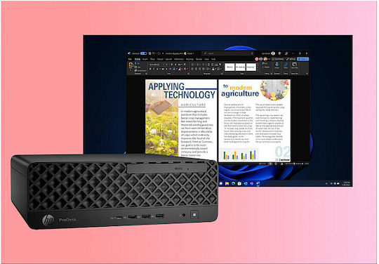 HP ProDesk 4 SFF Desktop PC (Ultra 5-235/16GB DDR5/512GB SSD/W11 Pro)