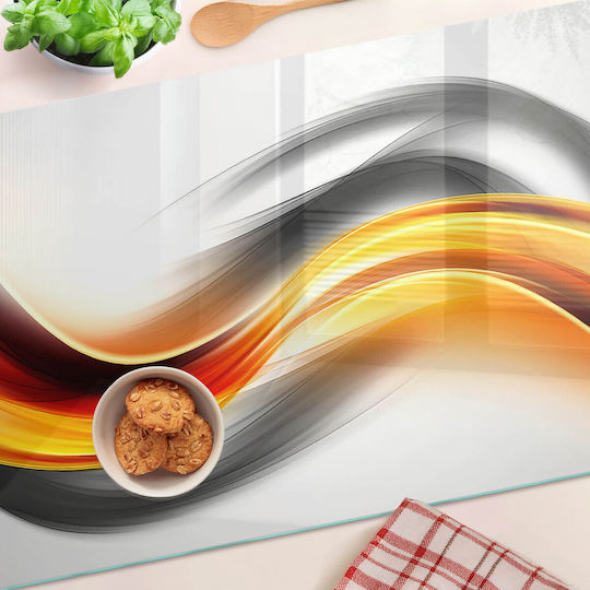 Tulup Schneidebrett Glas Gelbe 80x52cm
