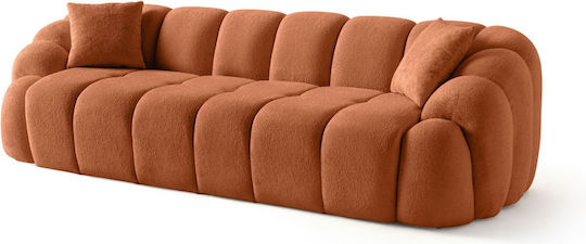 Octavio Four Seater Couch Tile Red 268x80x70 cm