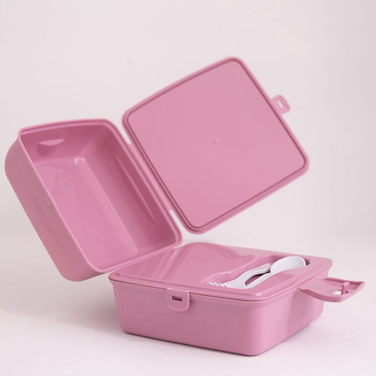 Sidirela Unicorn Stainless Steel Kids' Dinner Set Unicorns 0.46lt Thermal Pink