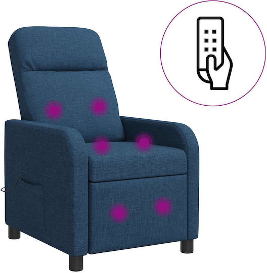 Scaun De Relax Masaj Albastru 66x95x100cm