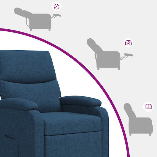 Πολυθρόνα Relax Massage Μπλε 66x95x100cm