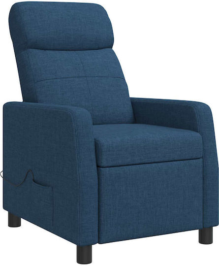 Scaun De Relax Masaj Albastru 66x95x100cm