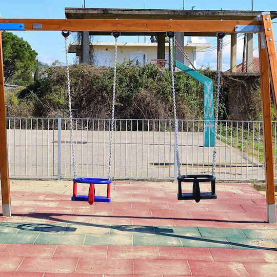 Aufhängige Kinder Schaukeln für den professionellen Gebrauch Metall Schwarze