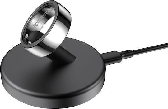 Riversong Riversong Trinity SR01 Intelligenter Ring 20mm Wasserdicht mit Herzfrequenzsensor Schwarz