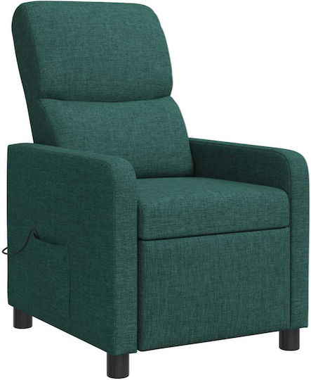 Relax Sessel Dunkelgrünes Stoff 66x95x100cm