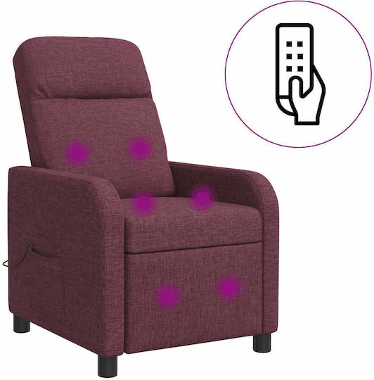 Relax Massage Sessel Lila 66x95x100cm