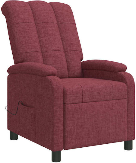 Relax Armchair Massage Red 66x95x100cm