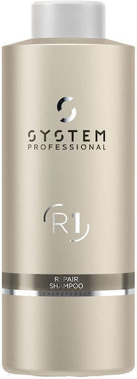 System Professional Fibra Repair R1 Shampoos Reconstruction/Nourishment for Fragile, Αντι-Θραύση Hair 1000ml
