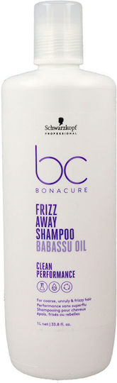 Schwarzkopf Bonacure Frizz Away Shampoos Smoothing for Frizzy Hair 1000ml