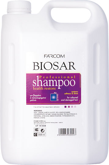 Farcom Biosar Health Restore Shampoos für Beschädigt Haare 3500ml