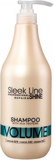 Sleek Line Volume Shampoo Shampoo zur Restrukturierung und Pflege sowie für mehr Volumen 1000 ml