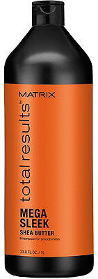 Total Results Mega Sleek Shea Butter Smooth Шампоан за Обем и Изглаждане 1000 мл