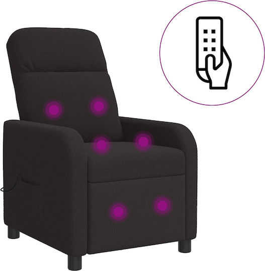 Πολυθρόνα Relax Massage Μαύρο 66x95x100cm