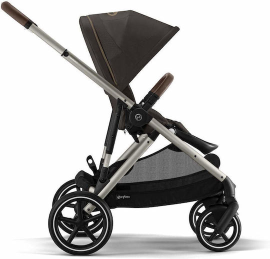 Cybex Gazelle S Baby Stroller Suitable for Newborn Taupe - Chocolate Brown 12.6kg
