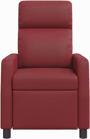 Πολυθρόνα Relax Massage Κόκκινο 66x95x100cm