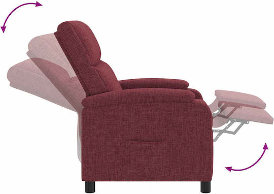 Relax Sessel Rote Massage 66x95x100cm