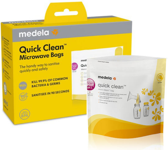 Medela Quick Clean Sterilisationsbeutel für Mikrowellen für Schnuller