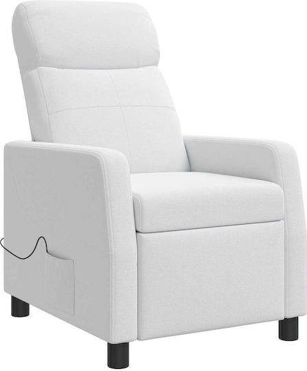 Relax Sessel Mit Massage Weiß 66x95x100cm