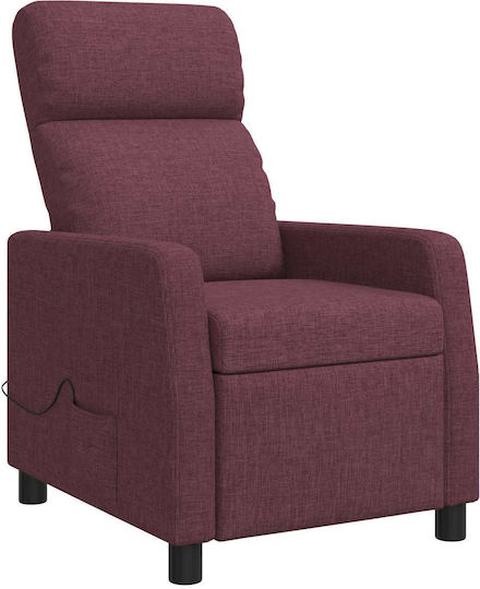 Relax Massage Sessel Lila 66x95x100cm