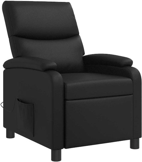 Πολυθρόνα Relax Massage Μαύρο 66x95x100cm