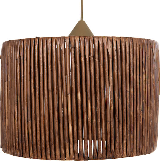 HomeMarkt Κρεμαστό Φωτιστικό Καφέ Boho με Ντουί E27 30x30εκ.
