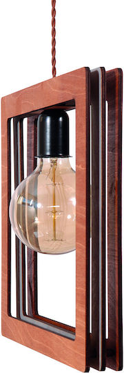 ARlight Pendant Light Brown with Socket E27 37x5x97cm