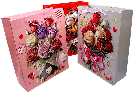 Paper Gift Bag Pink 3x3x26cm