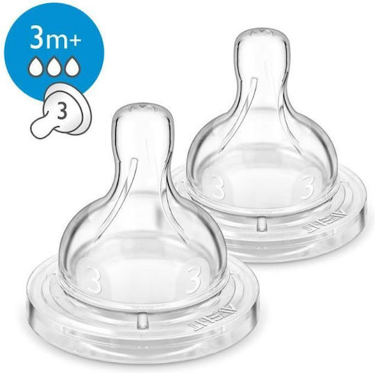 Philips Babyflaschensauger für 3+ Monate 2Stück