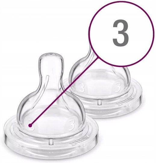 Philips Babyflaschensauger für 3+ Monate 2Stück