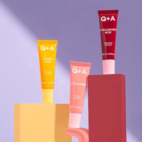 Q+A Natural Skincare Lip Balm Hyaluronic Acid Tinted Lip Balm 10ml