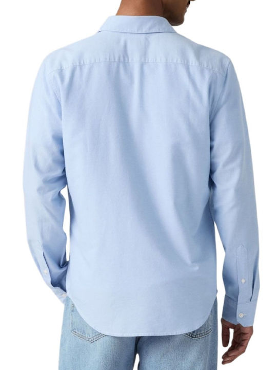 Battery Housemark Long Sleeve Shirt Light Blue