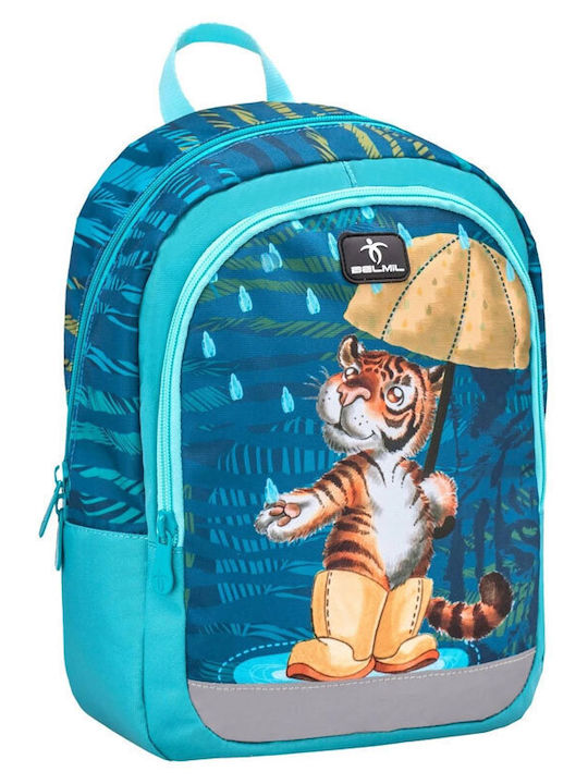 Belmil Kiddy Ученическа Раница Тип Детска Градина Светлосин 23 x 13 x 33см