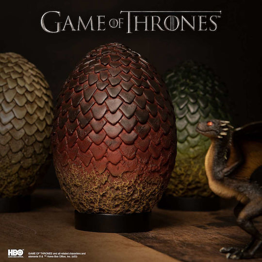 The Noble Collection Game of Thrones Dragon Egg Drogon Egg Figure Height 20cm Scale 1:1