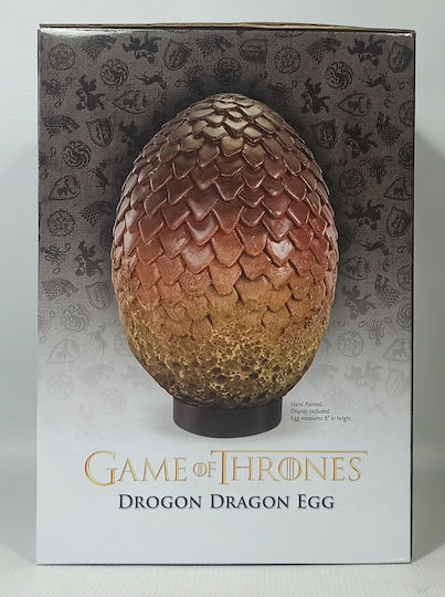 The Noble Collection Game of Thrones Dragon Egg Drogon Egg Figure Height 20cm Scale 1:1