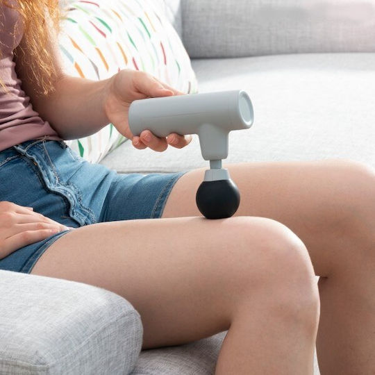 InnovaGoods Vixall Gun Massage for the Legs, the Body & the Hands with Vibration Gray