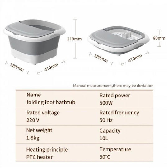 Hydromassage Folding Foot Bath Fußbad