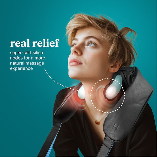 Homedics Massager Συσκευή Μασάζ για τον Αυχένα με Λειτουργία Θέρμανσης Μαύρη