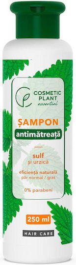 Șampon Antimătreață Sulf Urzică Plantă Cosmetică 250 Ml