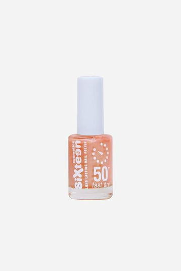 Sixteen Cosmetics Lang Anhaltende 50'' Glossy Nagellacke Μακράς Διαρκείας 763 Peach Glow 11ml