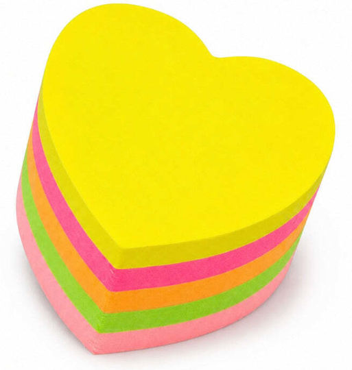 Самозалепващи Листчета Sticky Notes 4 Бр Карта 5 Цветни 250 Листа