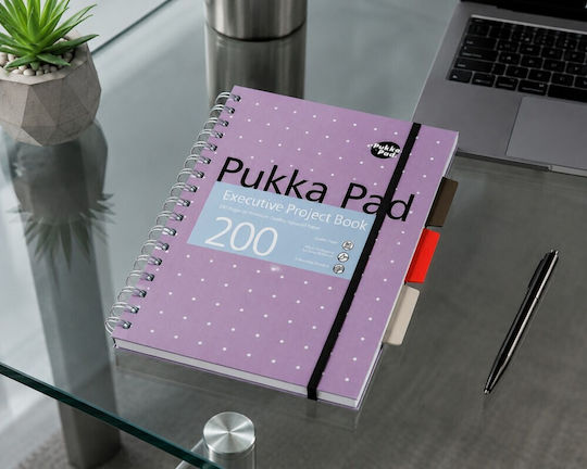 Pukka Спирал Тетрадка На райета A5 200 Листа 3 Теми 1бр