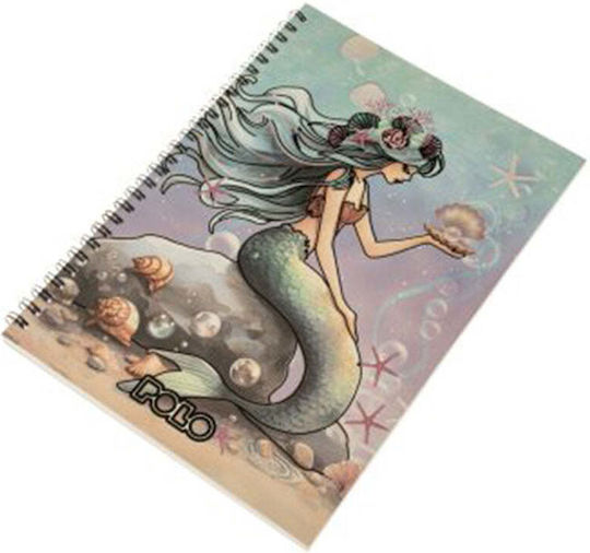 Polo Spiral Ruled Notebook B5 90 Paper Sheets 3 Subjects