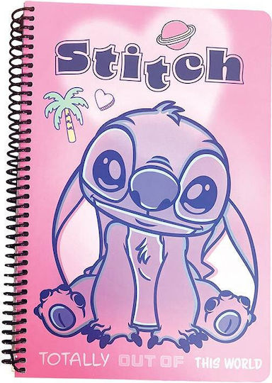 Gim Spiral Ruled Notebook B5 70 Paper Sheets 2 Subjects (Miscellaneous Designs)