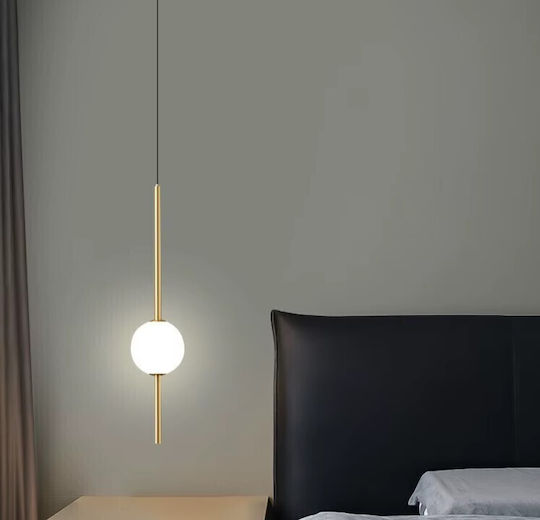 Home Lighting Κρεμαστό Φωτιστικό Χρυσό LED με Ρυθμιζόμενο Λευκό Φως 12x100x100εκ.
