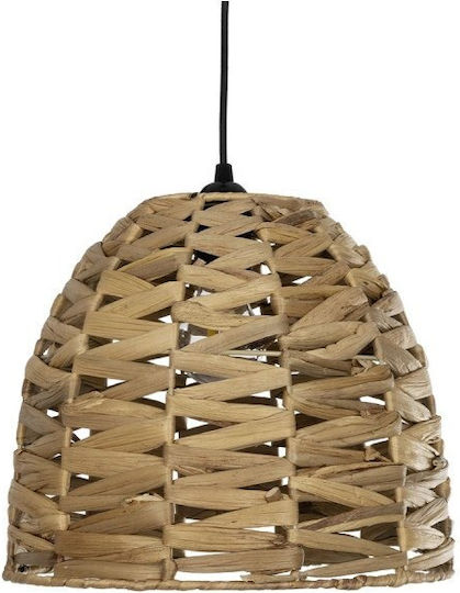 GloboStar Meka Pendant Light Beige Boho Bell with Socket E27 30x30x25cm