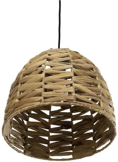 GloboStar Meka Pendant Light Beige Boho Bell with Socket E27 30x30x25cm